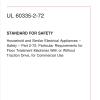 UL 60335-2-72 PDF UL 60335-2-72 PDF